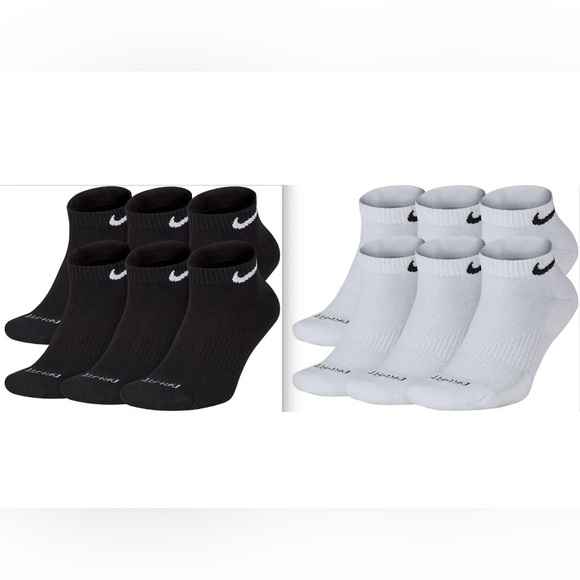 Nike dri-fit everyday plus cotton cushioned low cut ankle socks 12 pairs - Picture 1 of 14